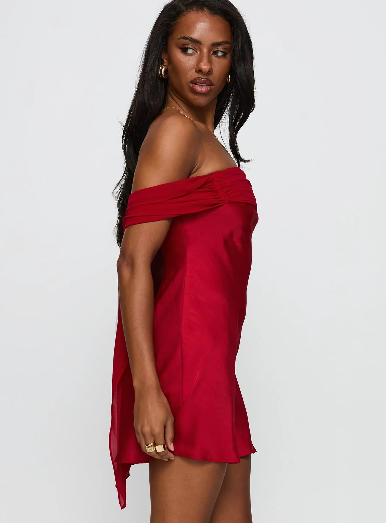 Adoration Mini Dress Red
