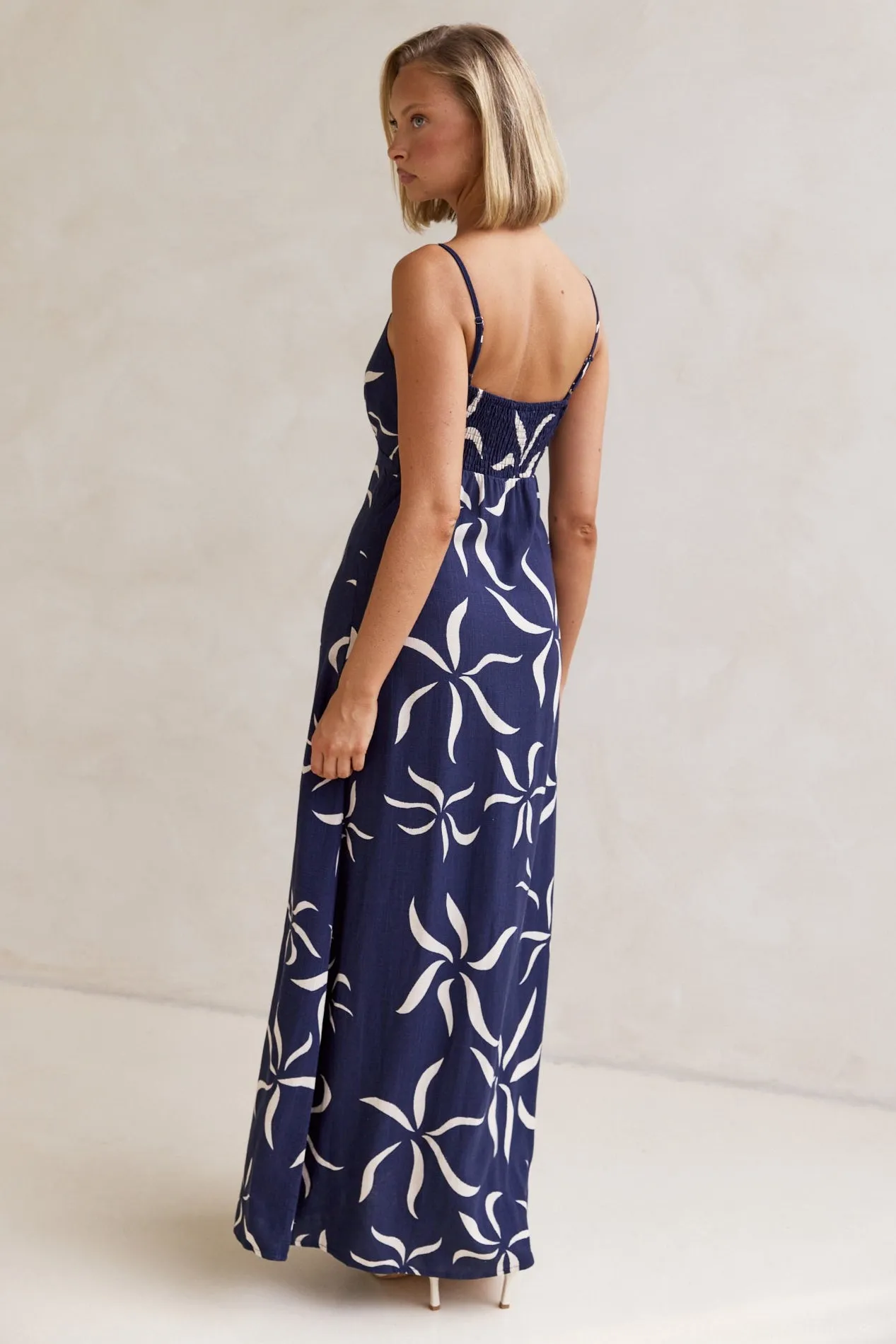 Ayana Maxi Dress (Navy)