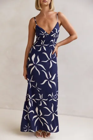 Ayana Maxi Dress (Navy)