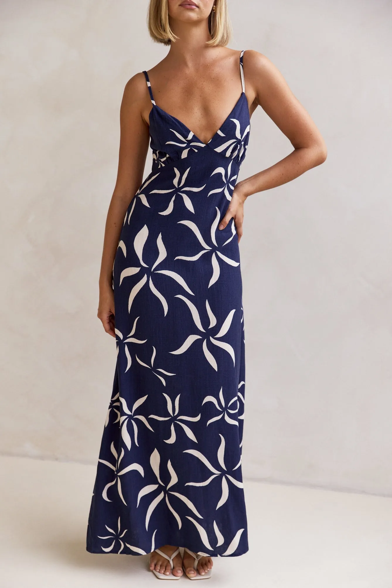 Ayana Maxi Dress (Navy)
