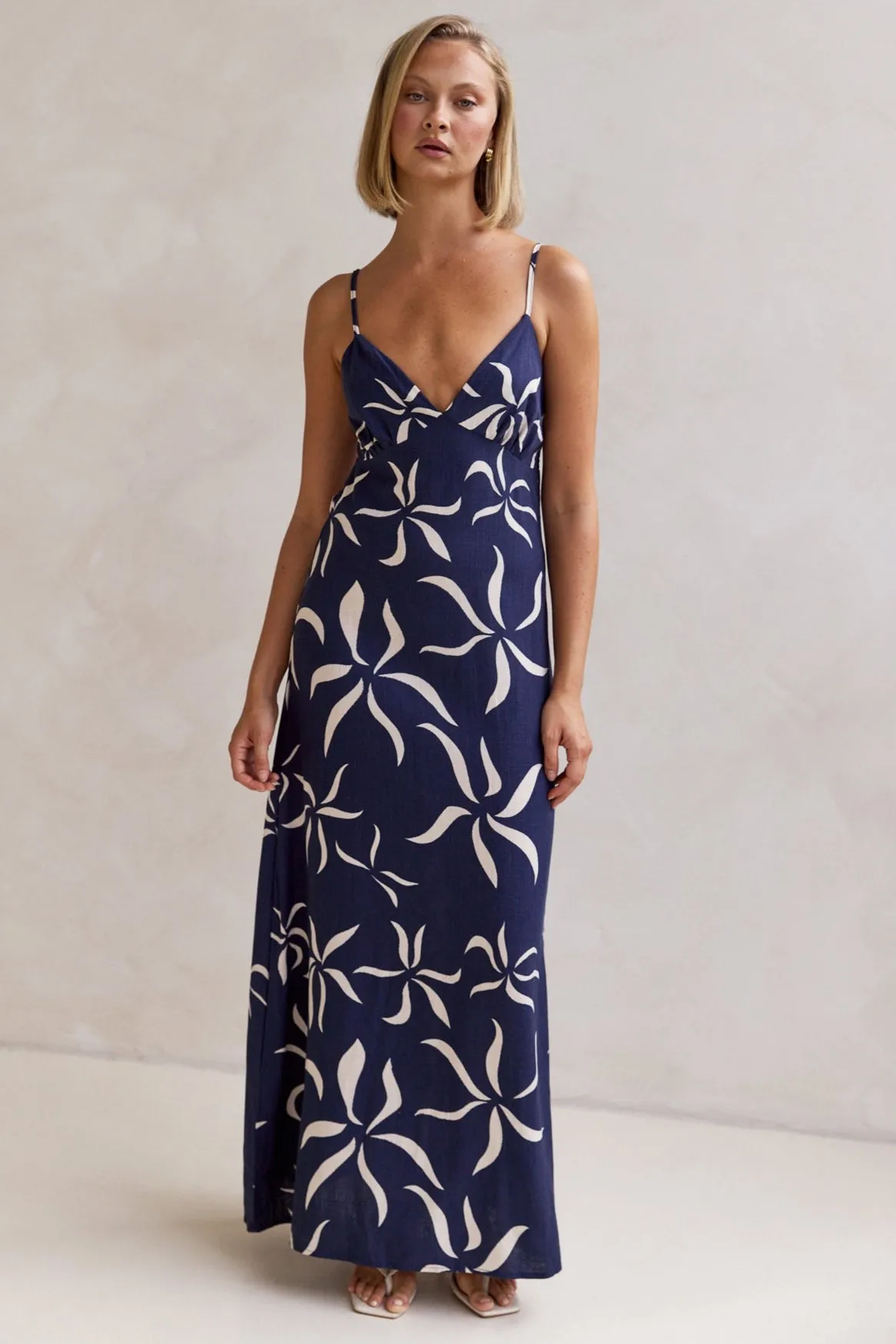 Ayana Maxi Dress (Navy)