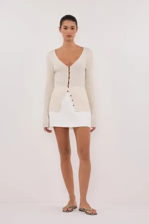 BLAIR NATURAL LONG SLEEVE KNIT TOP