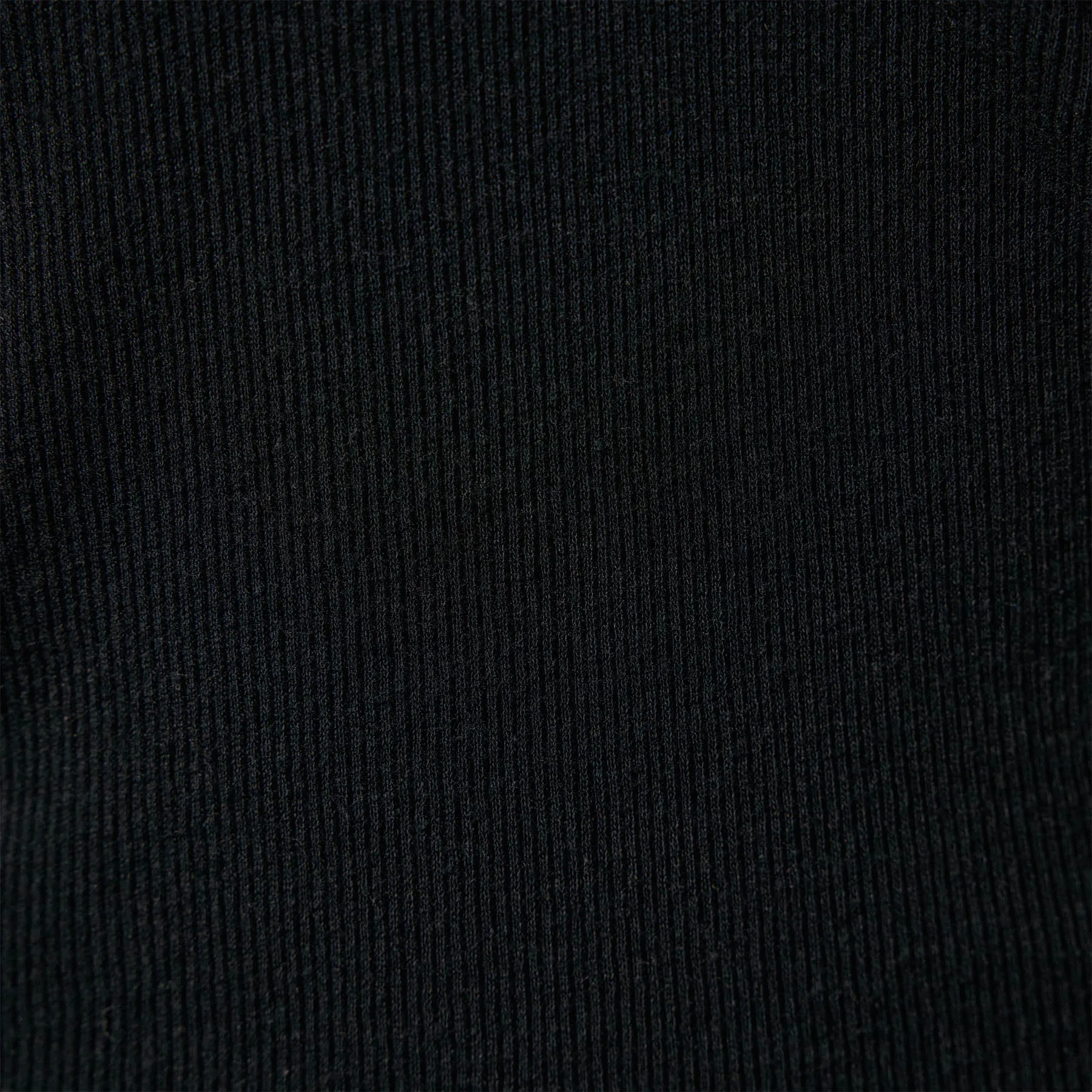 Cotton Cashmere Ribbed Racer Back Tank Dress - Black