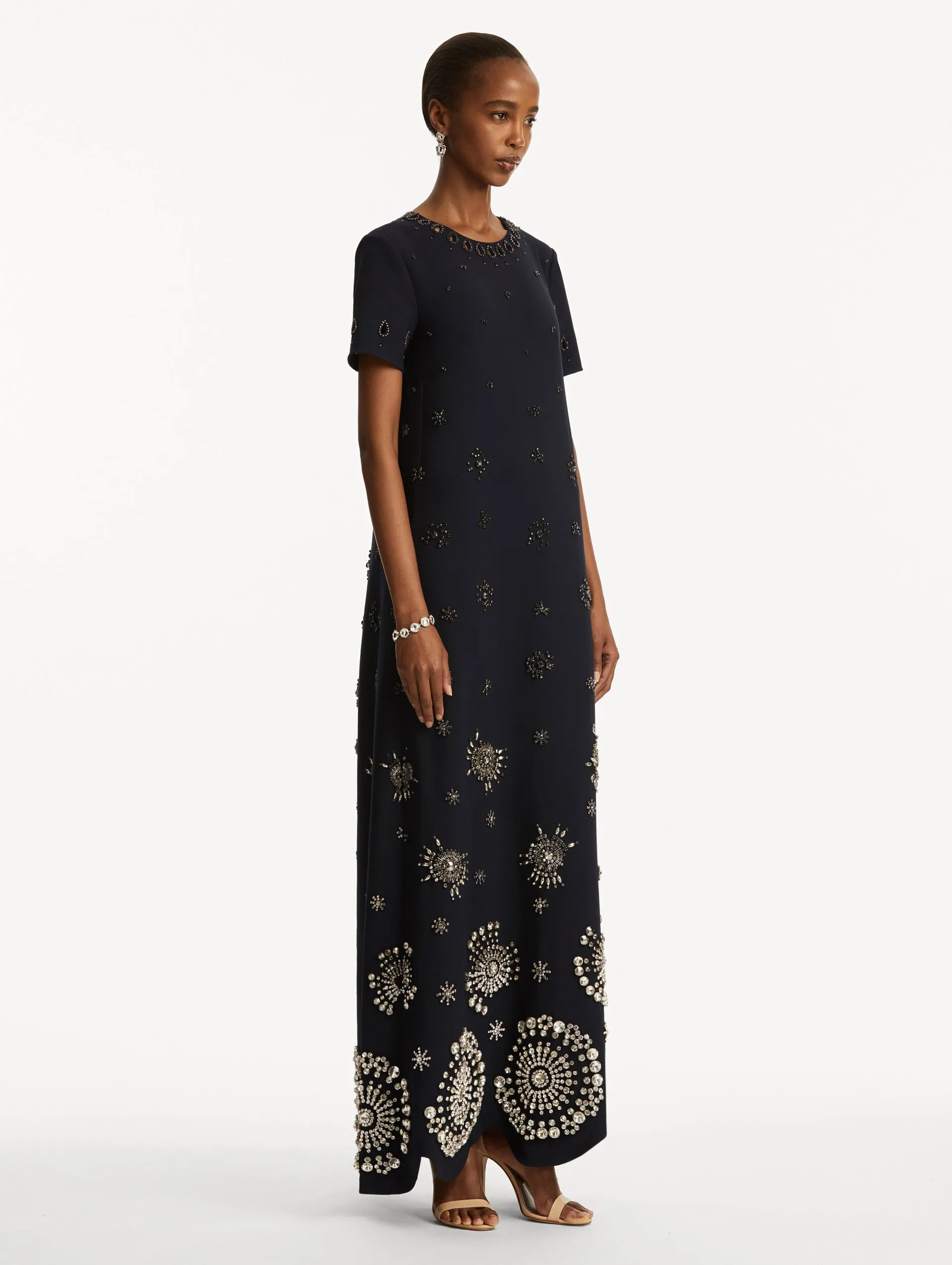 Crystal Medallion Caftan