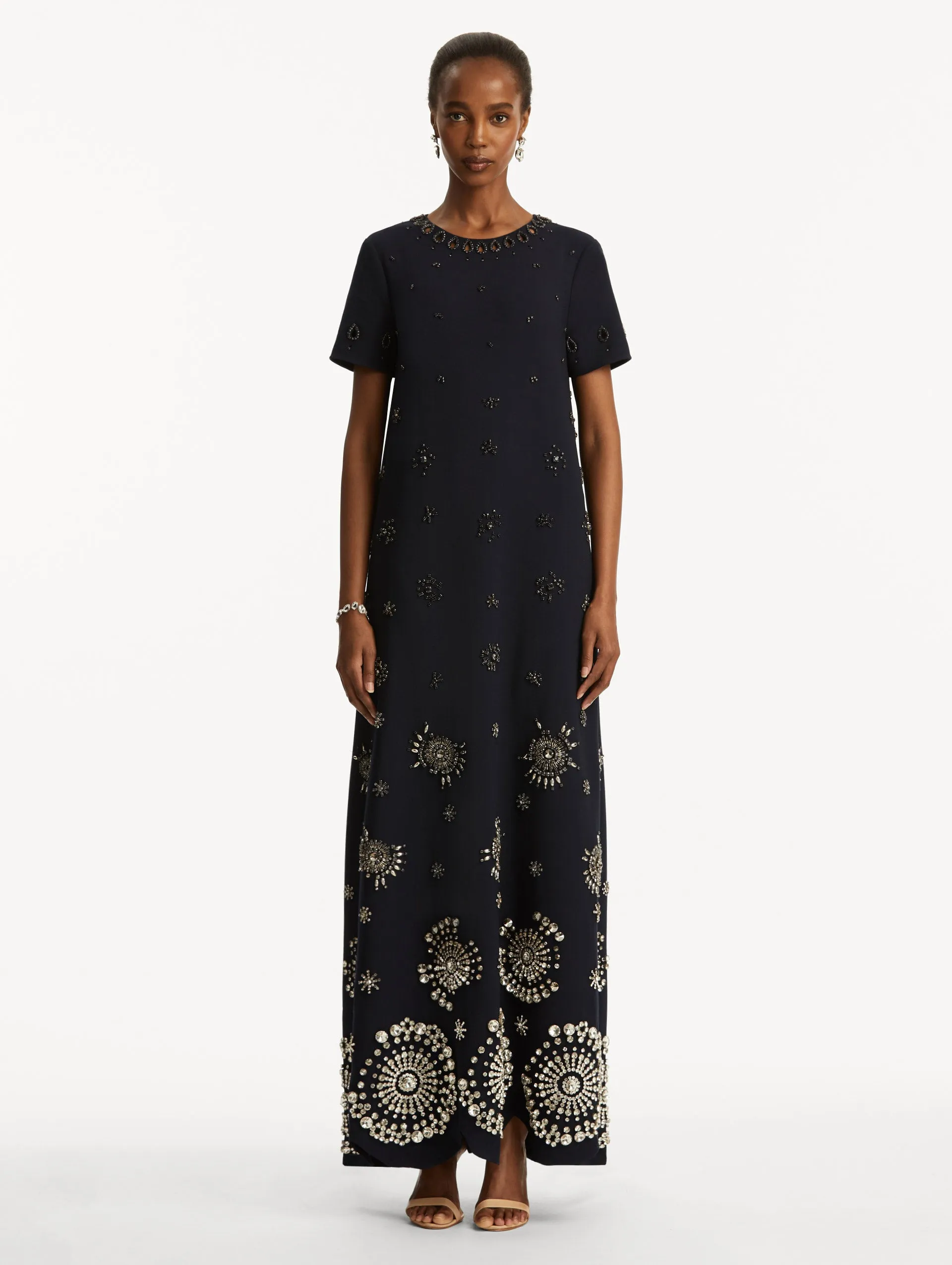 Crystal Medallion Caftan