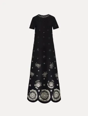 Crystal Medallion Caftan