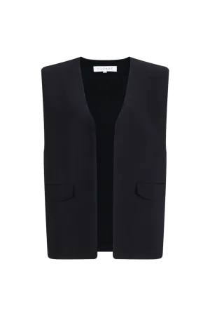 CURAAE Windsor Knit Vest in Black