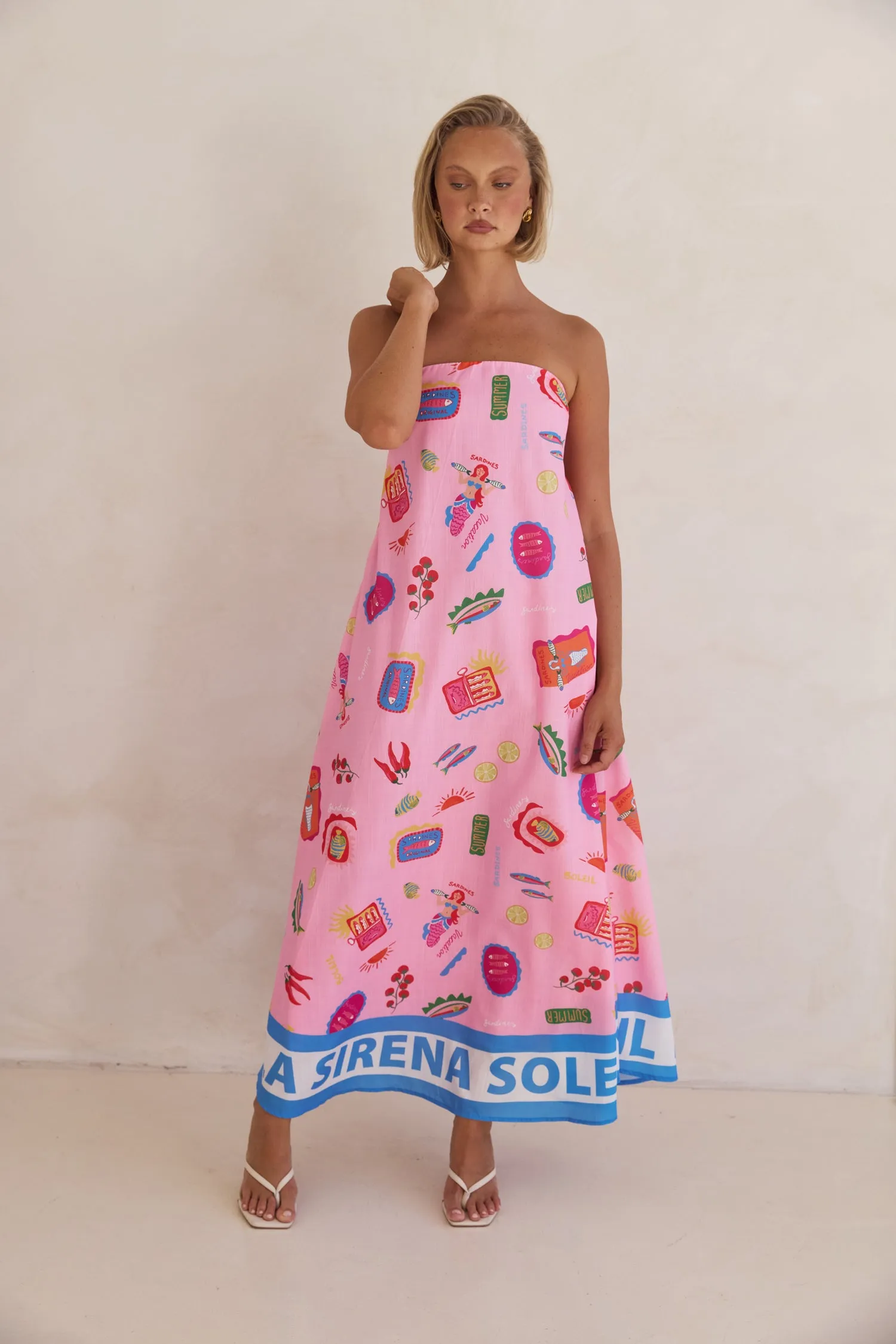 Cyrus Maxi Dress (Pink)