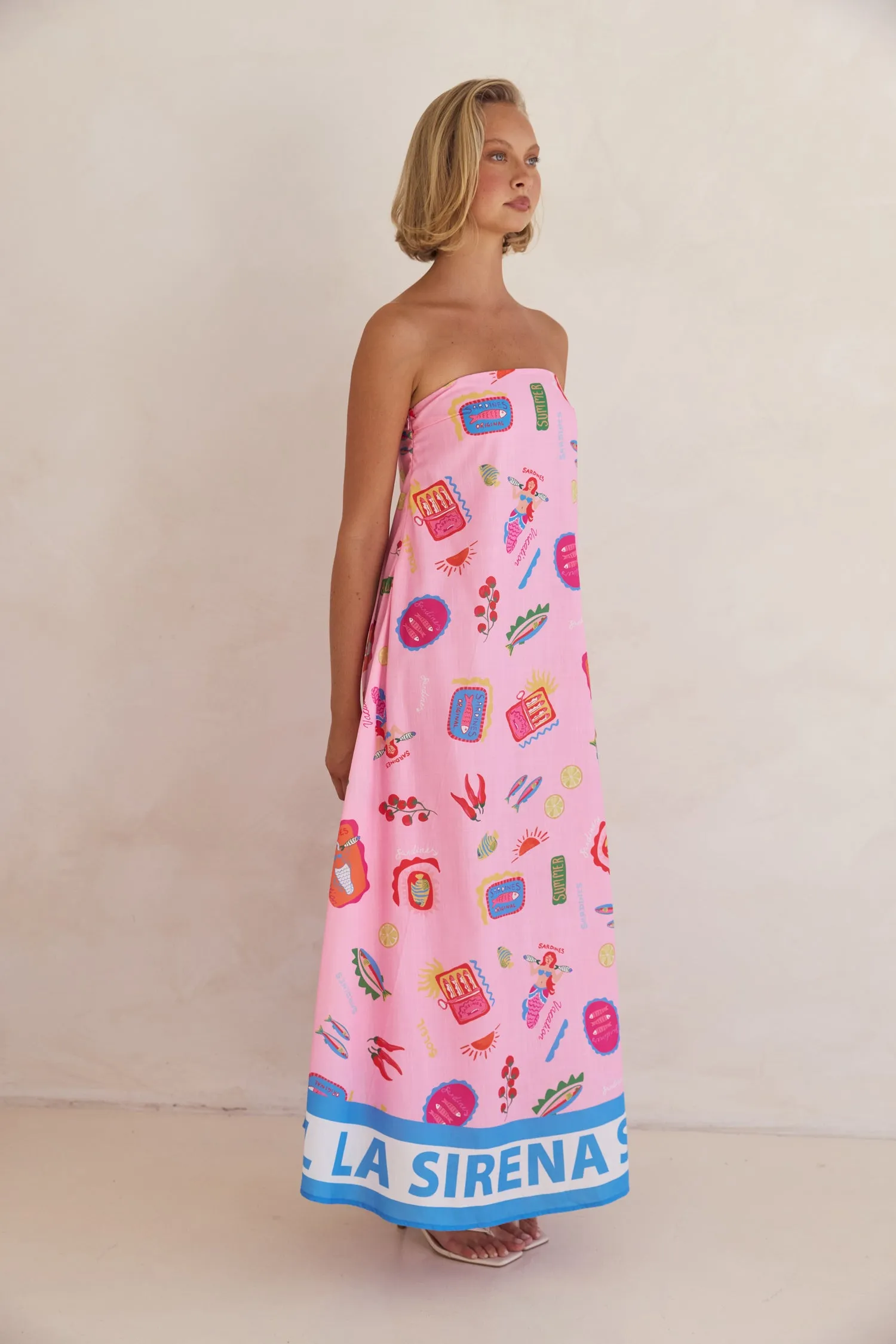 Cyrus Maxi Dress (Pink)