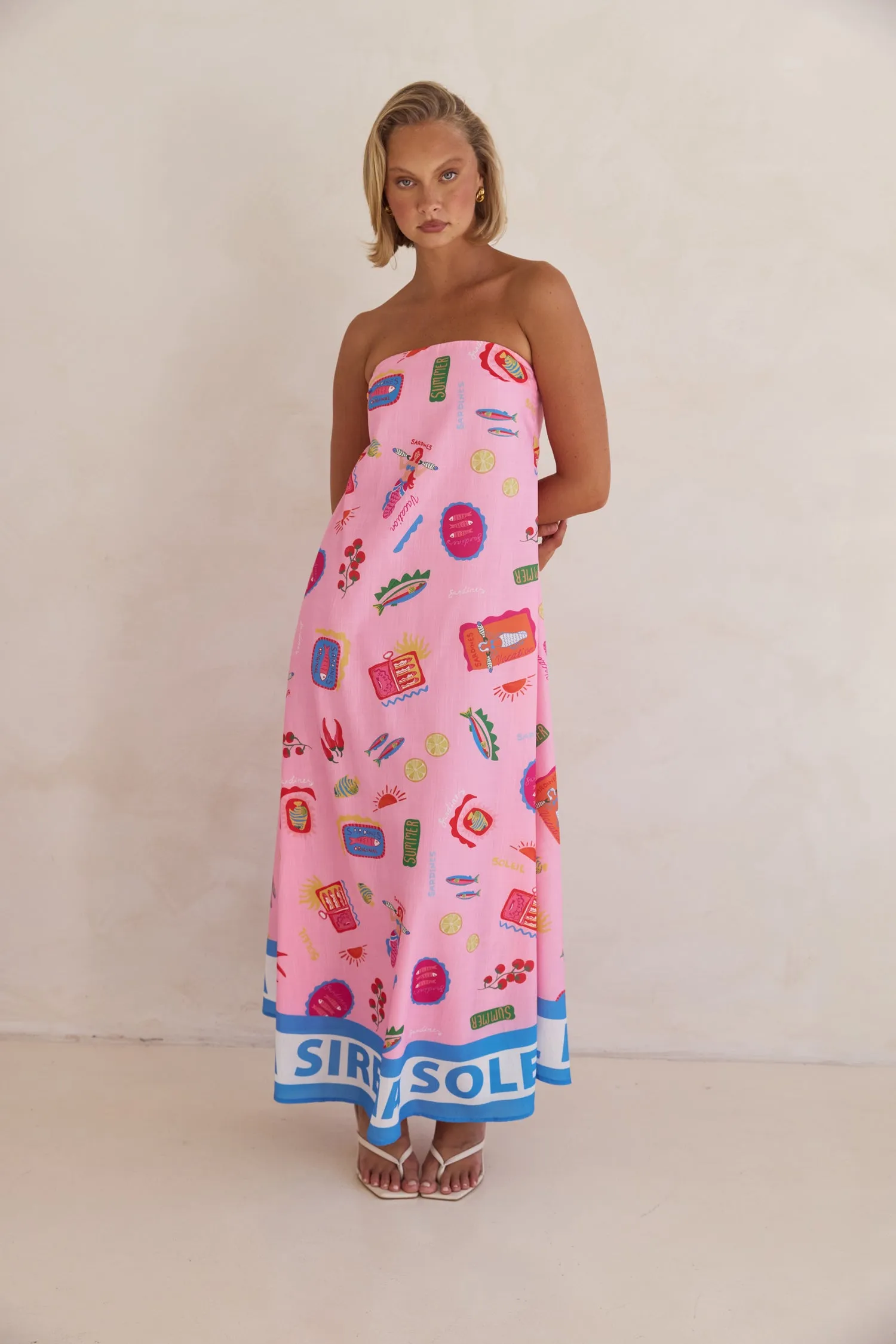 Cyrus Maxi Dress (Pink)