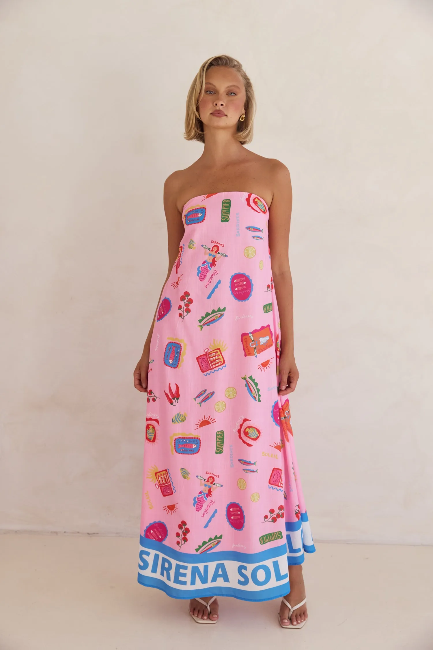 Cyrus Maxi Dress (Pink)