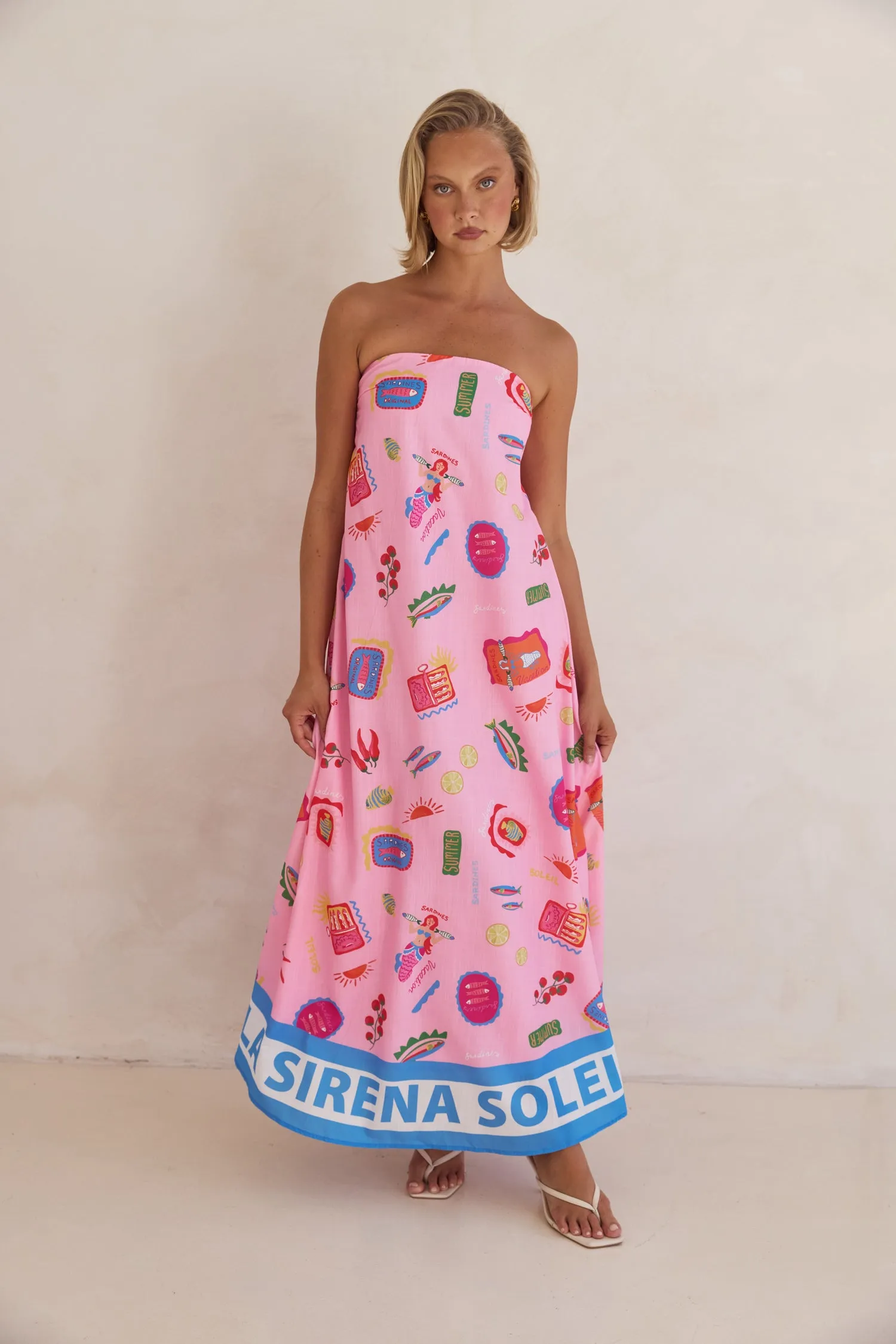 Cyrus Maxi Dress (Pink)