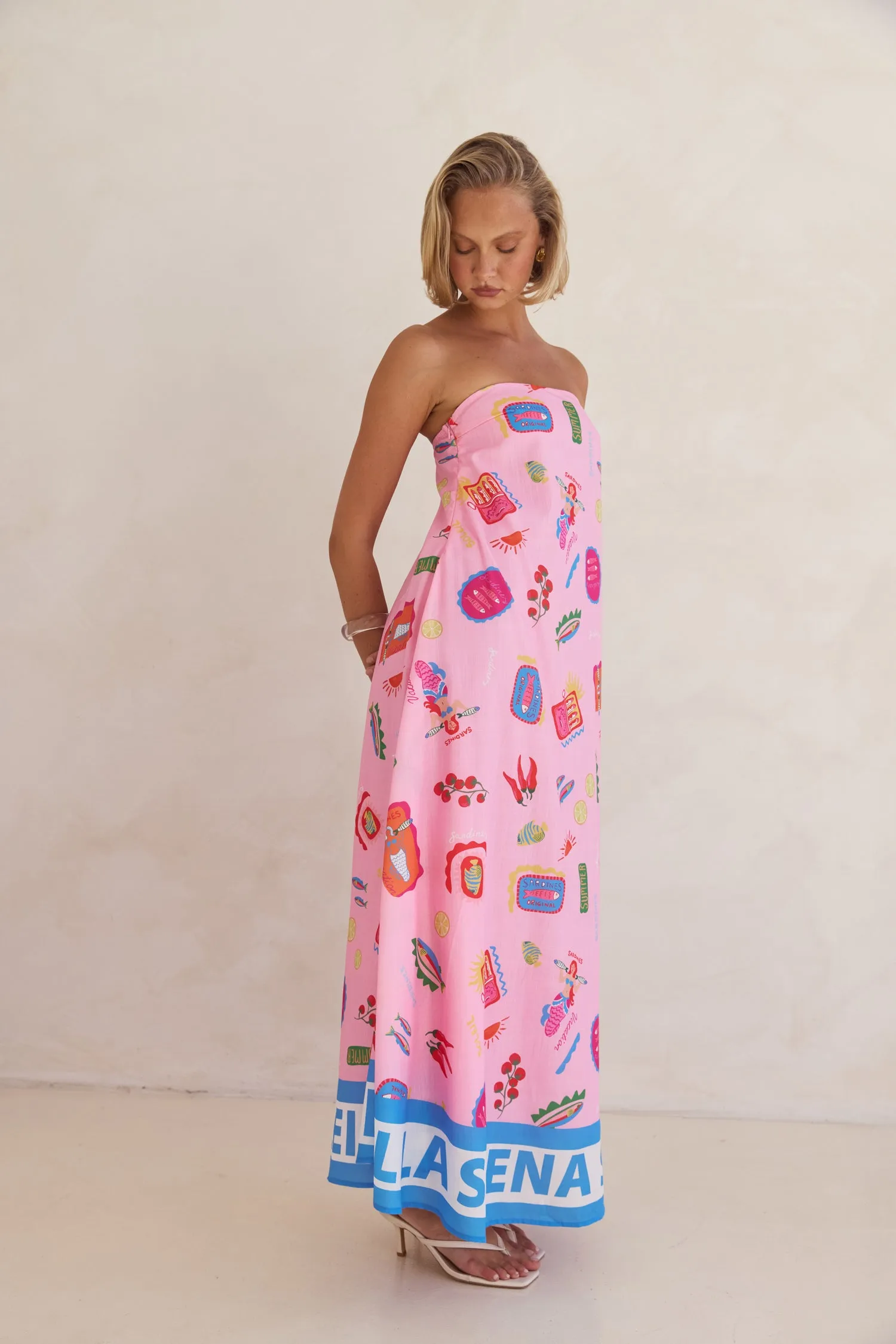 Cyrus Maxi Dress (Pink)