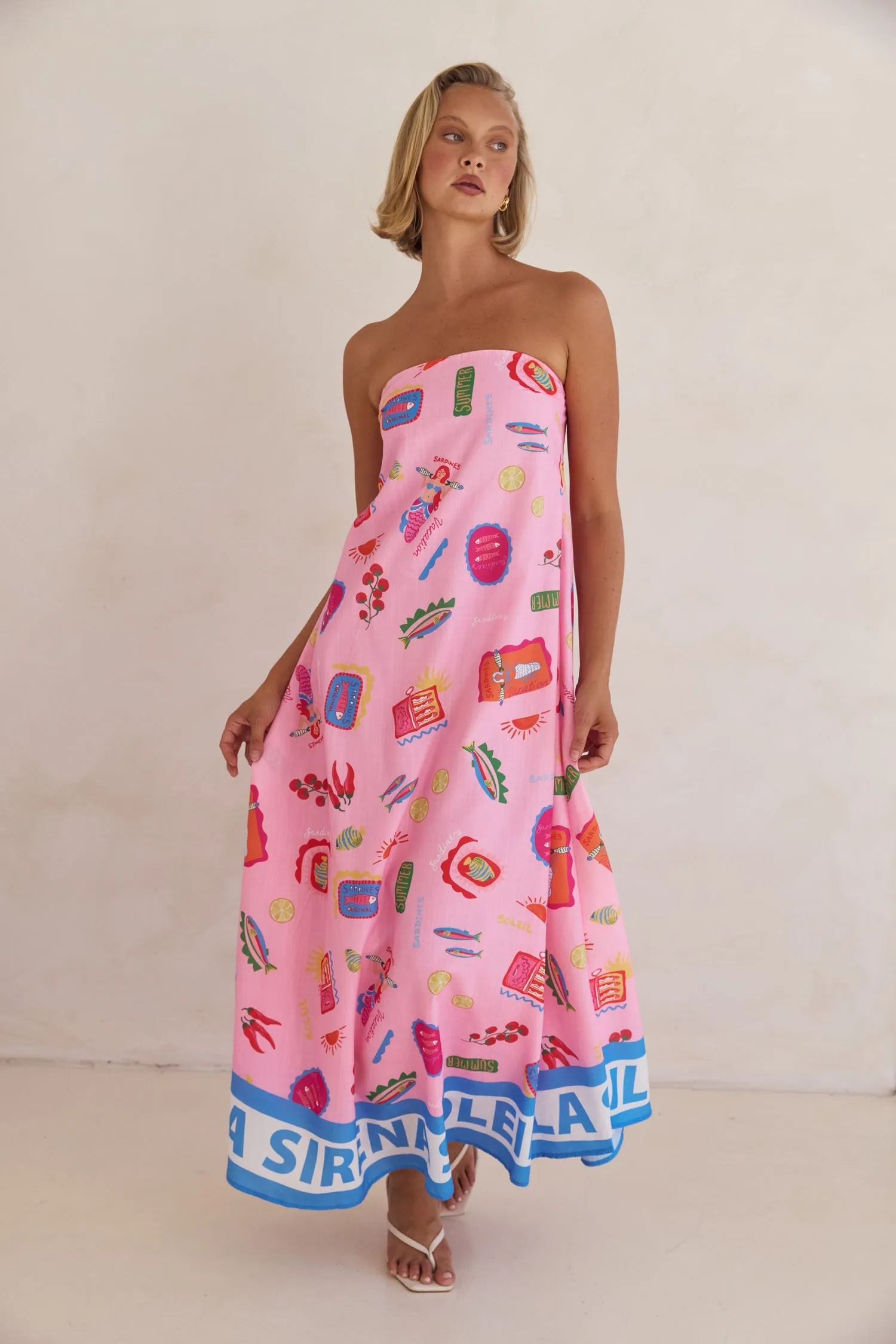 Cyrus Maxi Dress (Pink)