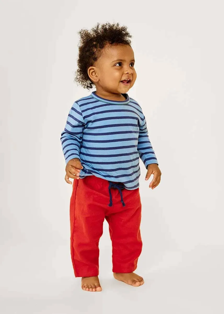 Edward Baby Long Sleeve - Ocean Stripe