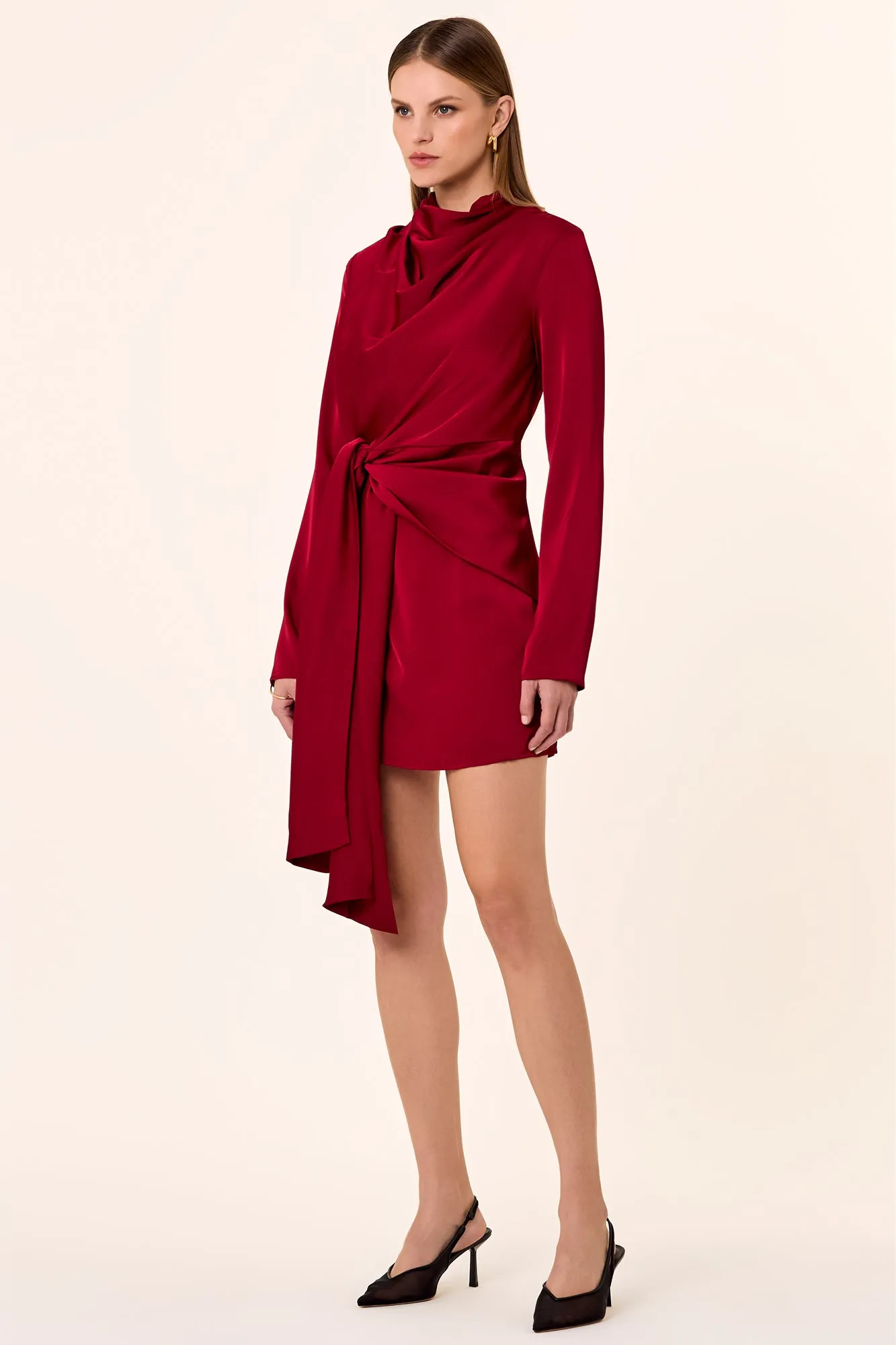 Ellara Dress - Bordeaux