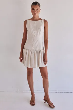 Genesis Mini Dress (Beige)