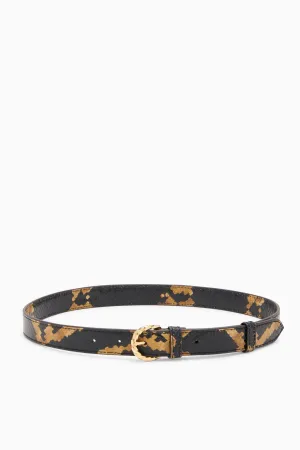 Gia Twisted Buckle Belt - Desert Exotic