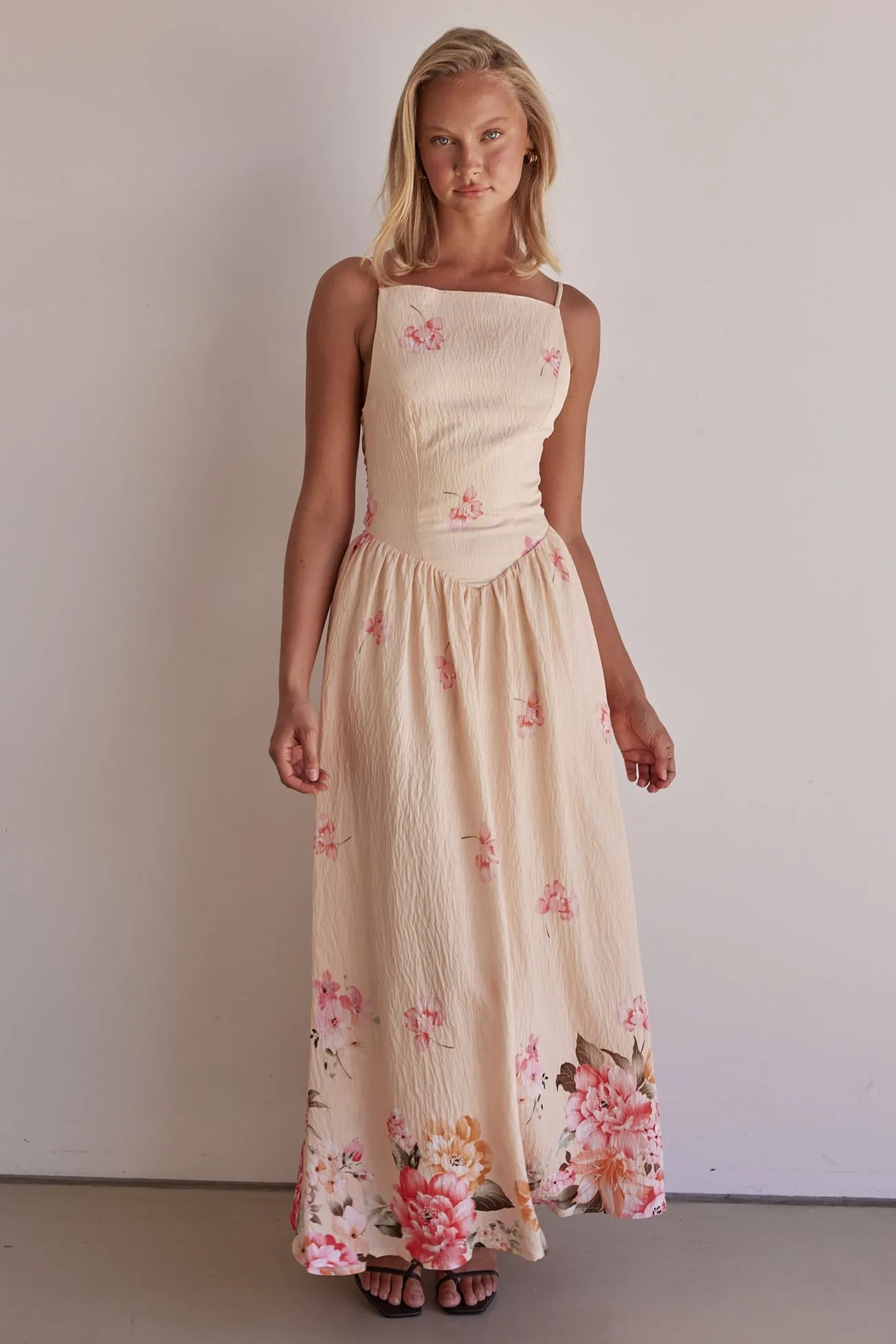Grady Maxi Dress (Orange)