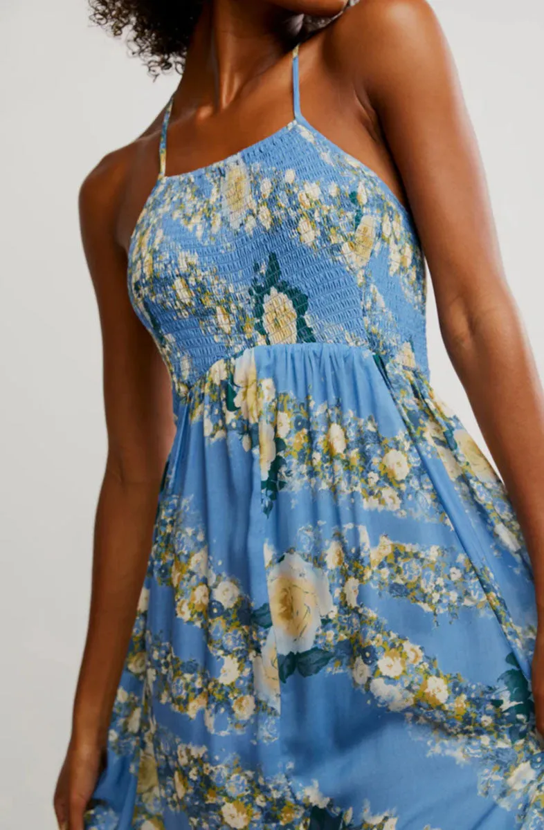 Heat Wave Printed Maxi - Allue Blue Combo