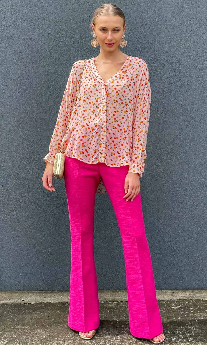 Hoss Pink Blossom Galla Shirt