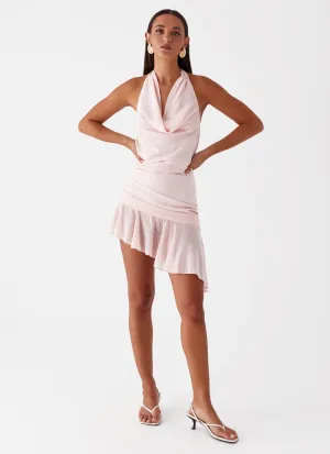 In Your Thoughts Mini Dress - Pink