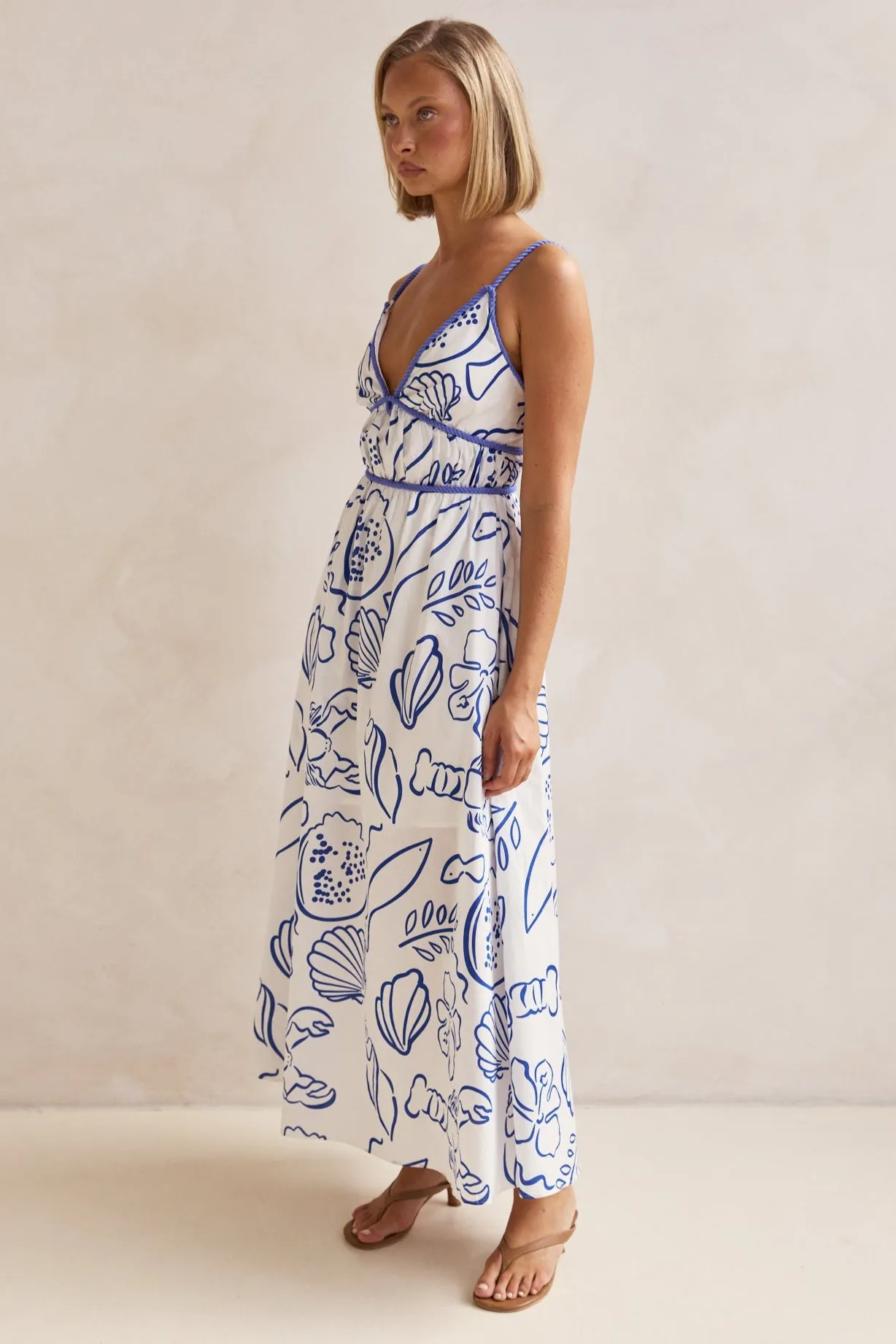 Isla Maxi Dress (White)