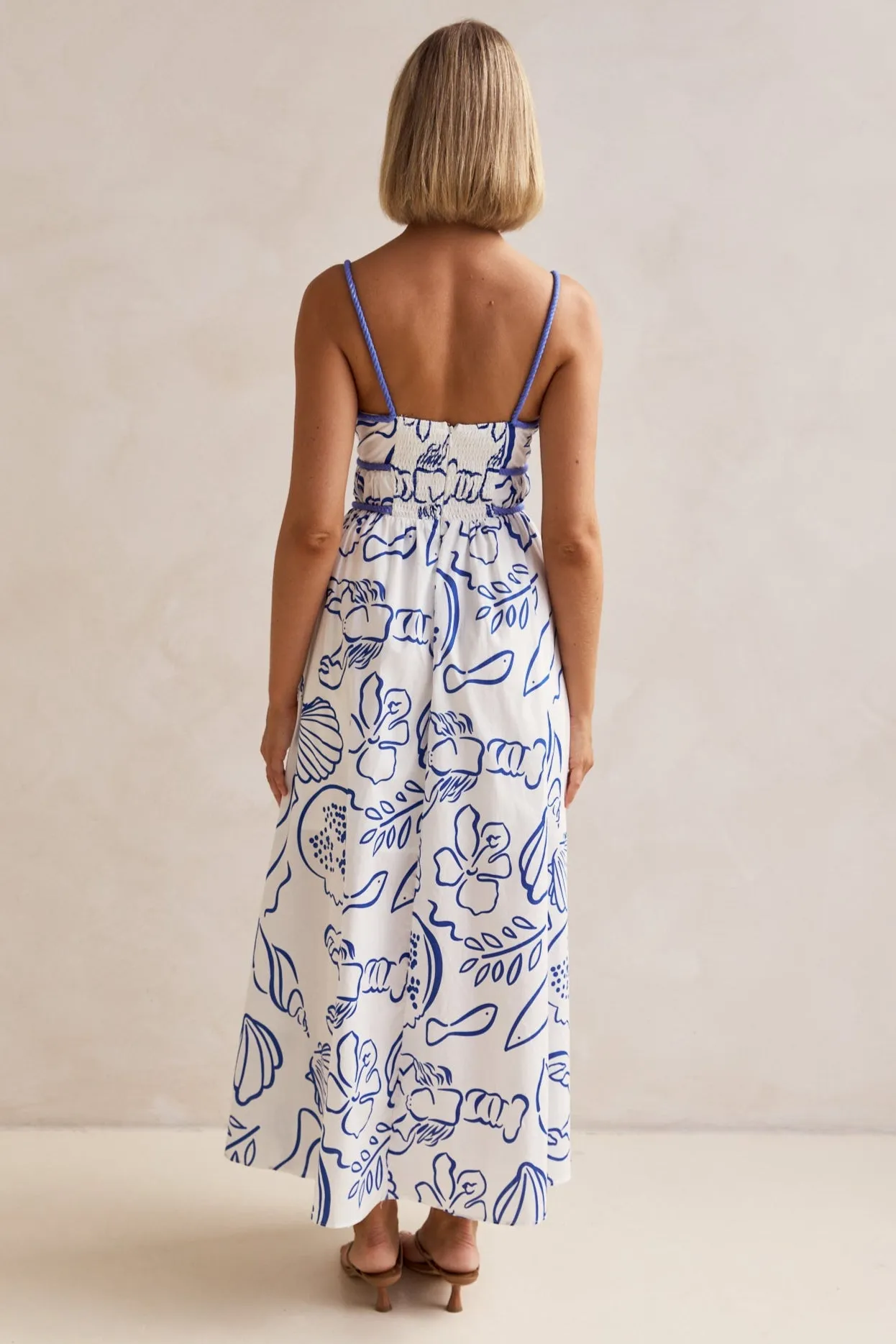 Isla Maxi Dress (White)