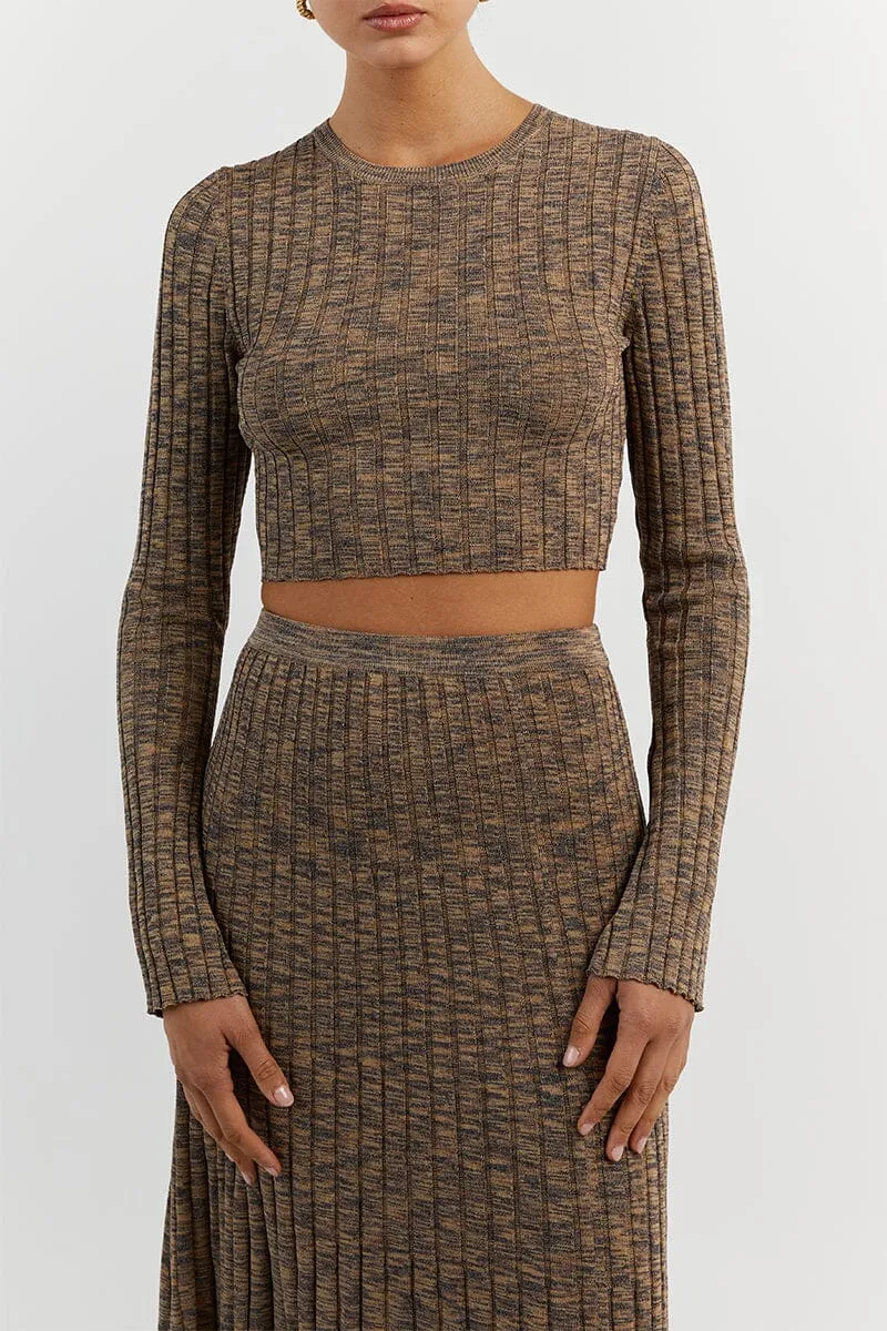 LOTTIE MOSS MARLE LONG SLEEVE CROP