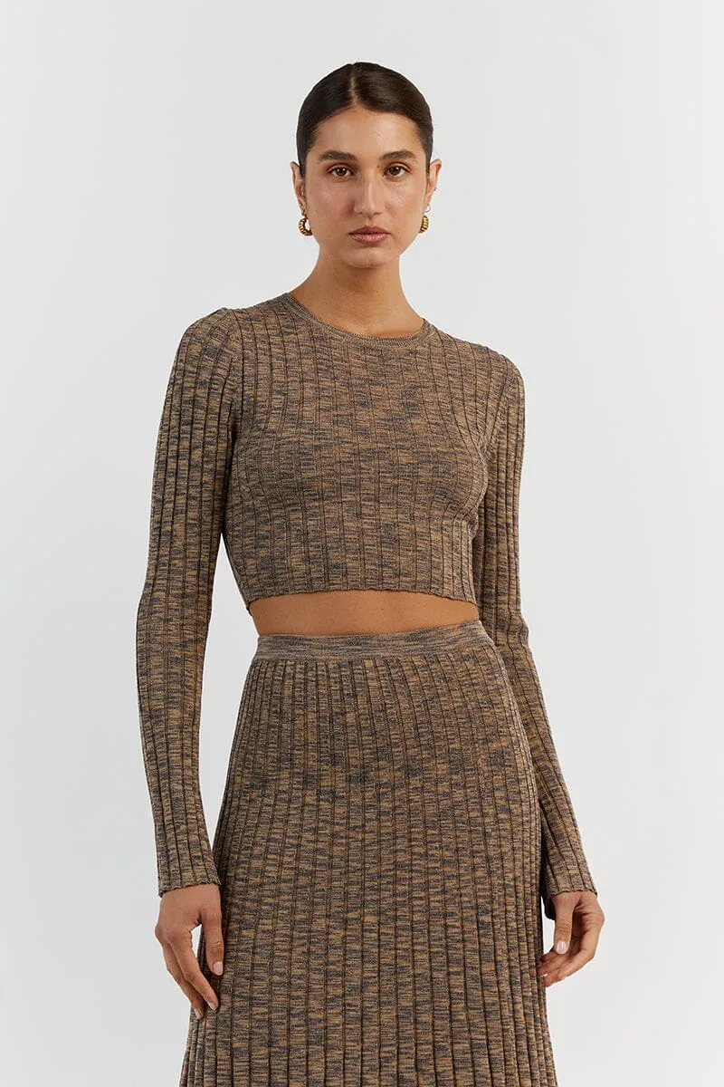 LOTTIE MOSS MARLE LONG SLEEVE CROP