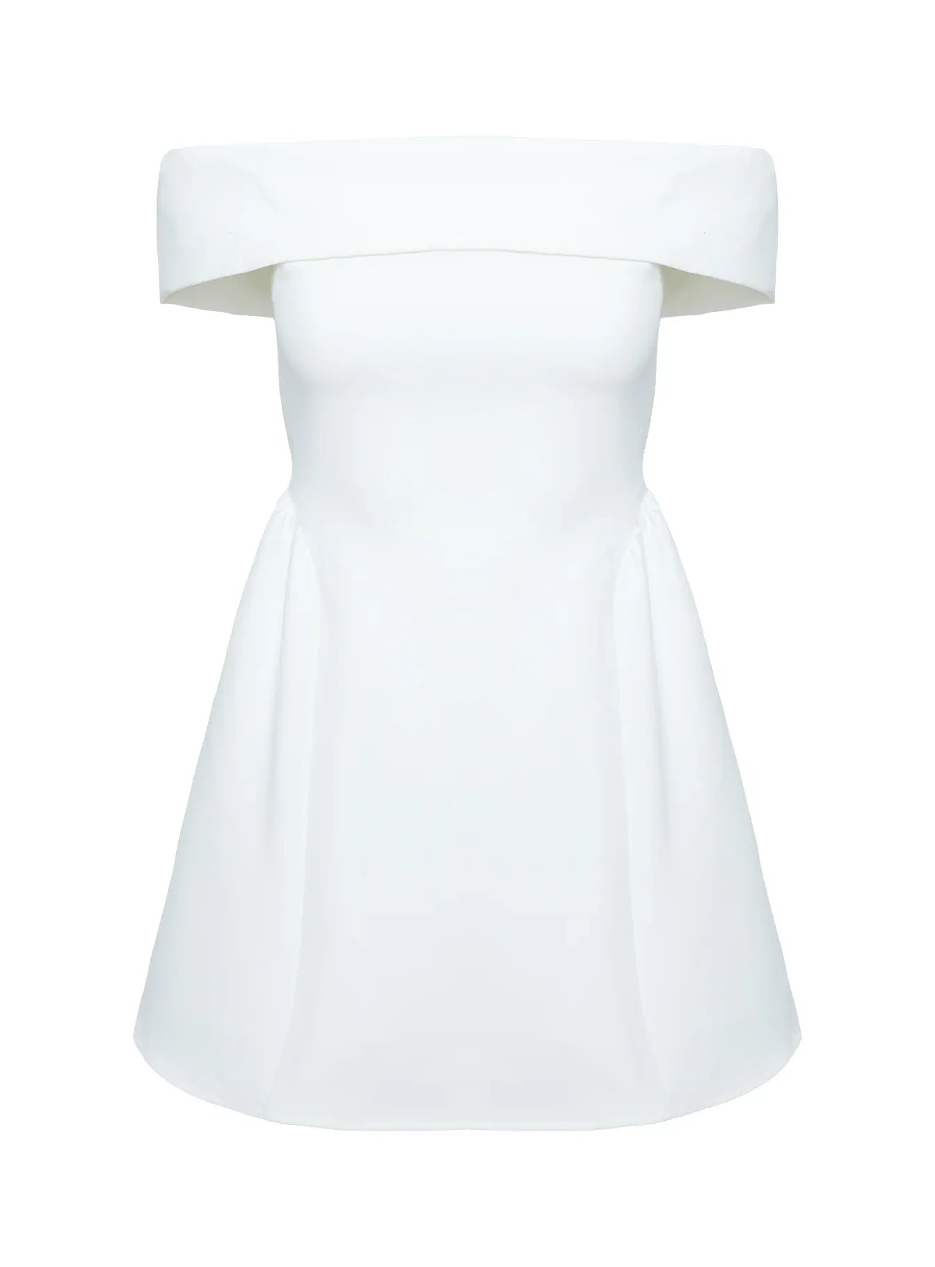 Main Character Strapless Mini Dress White