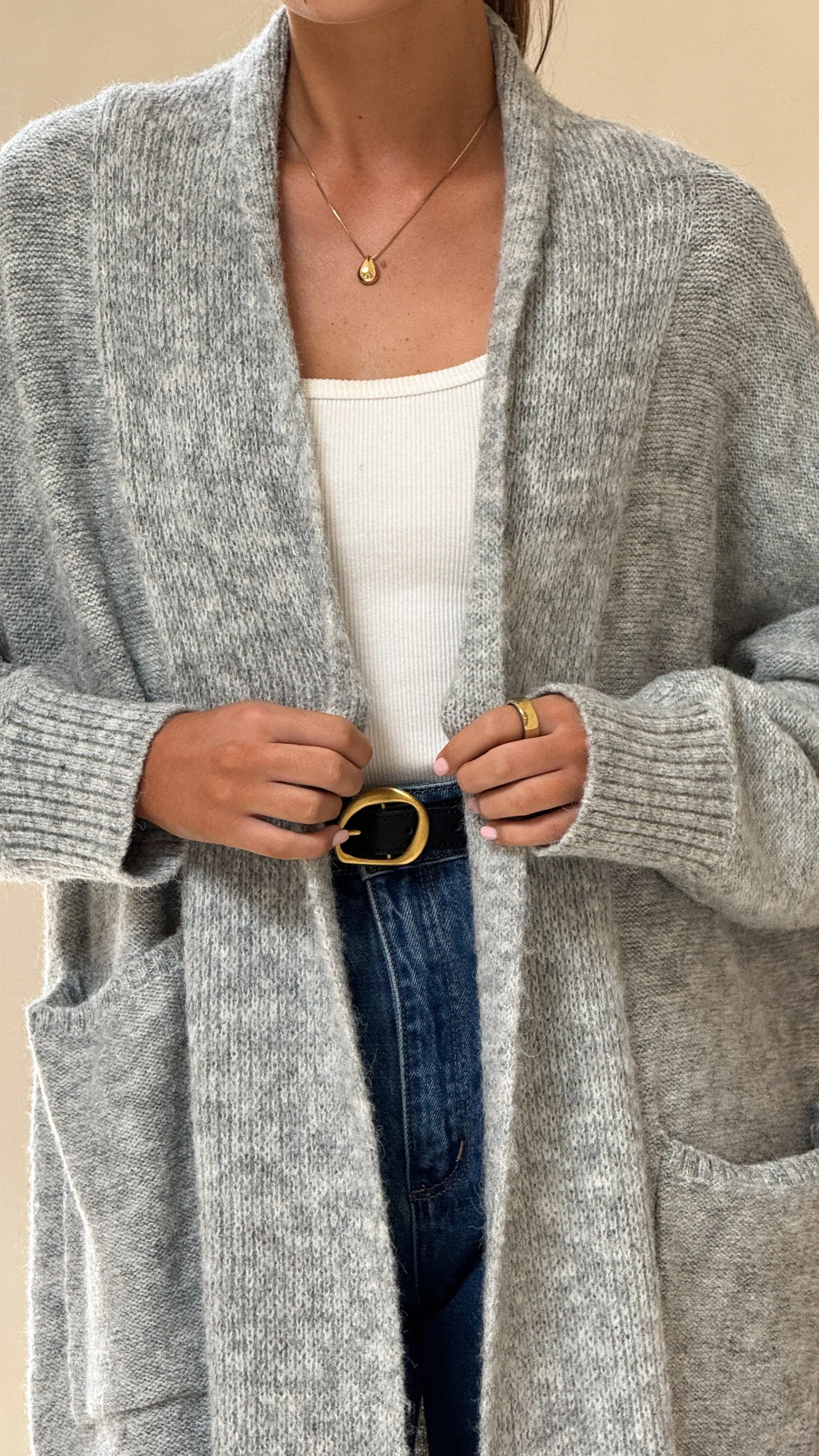 Myra Cardigan - Grey