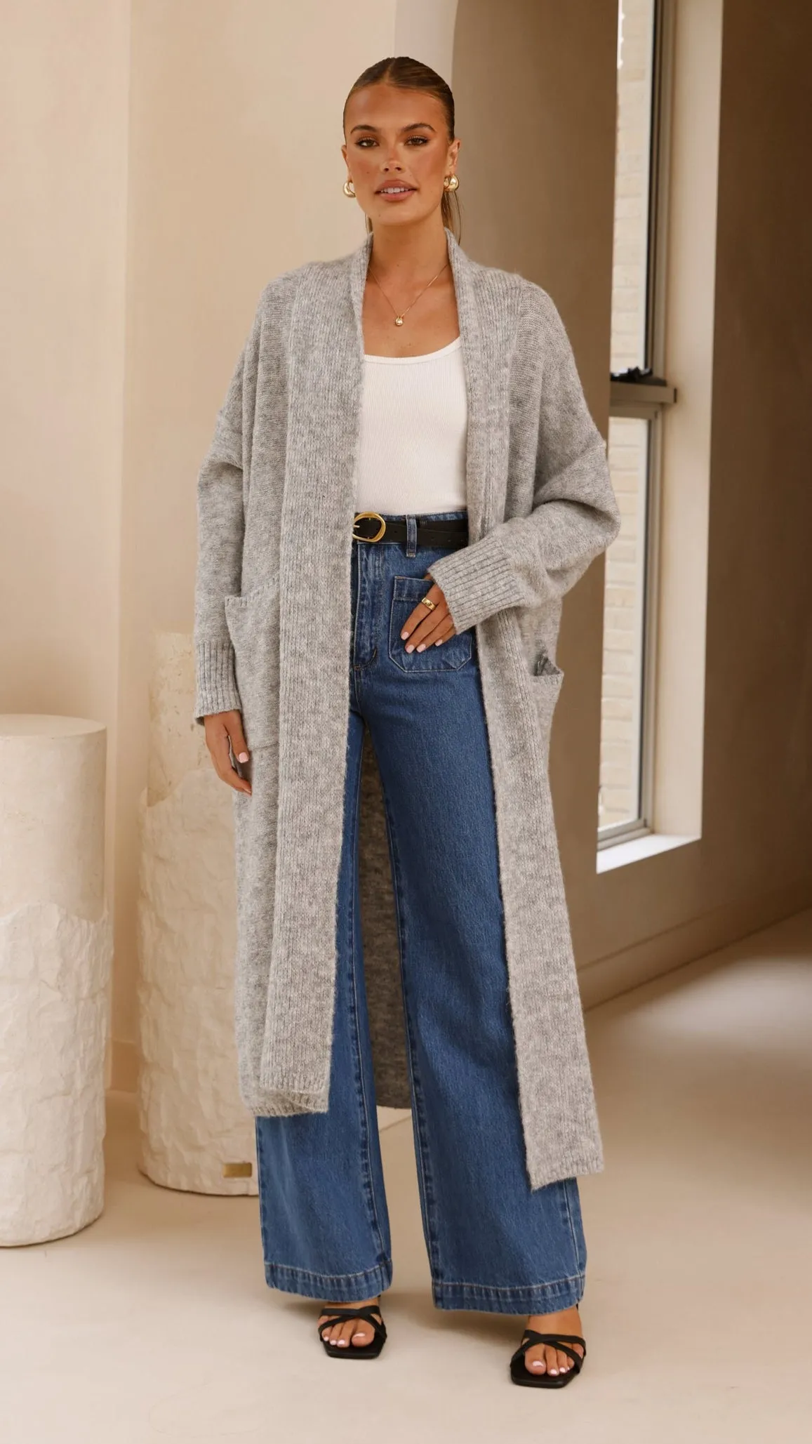 Myra Cardigan - Grey