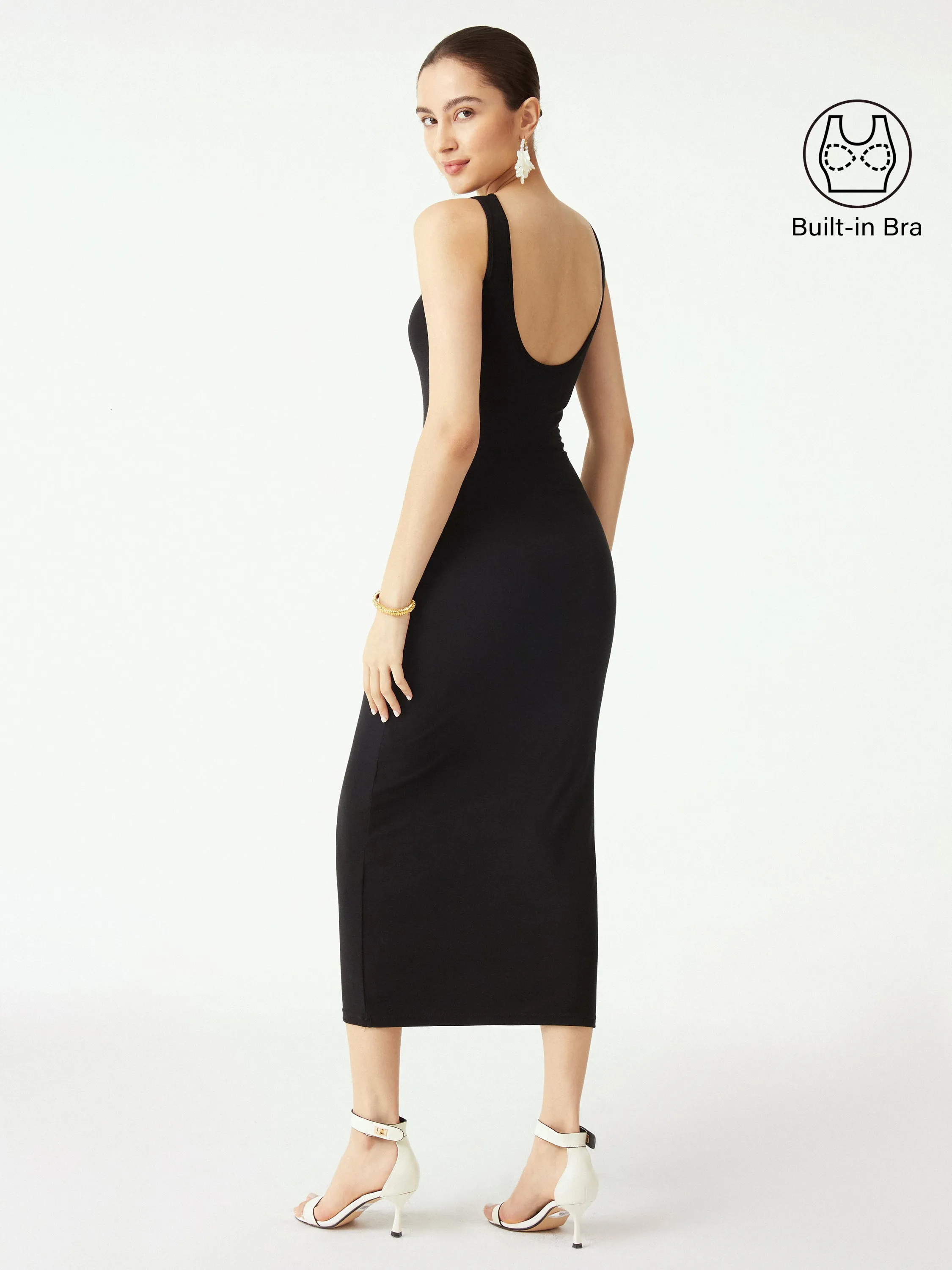Open-Back Tank Brami Dress