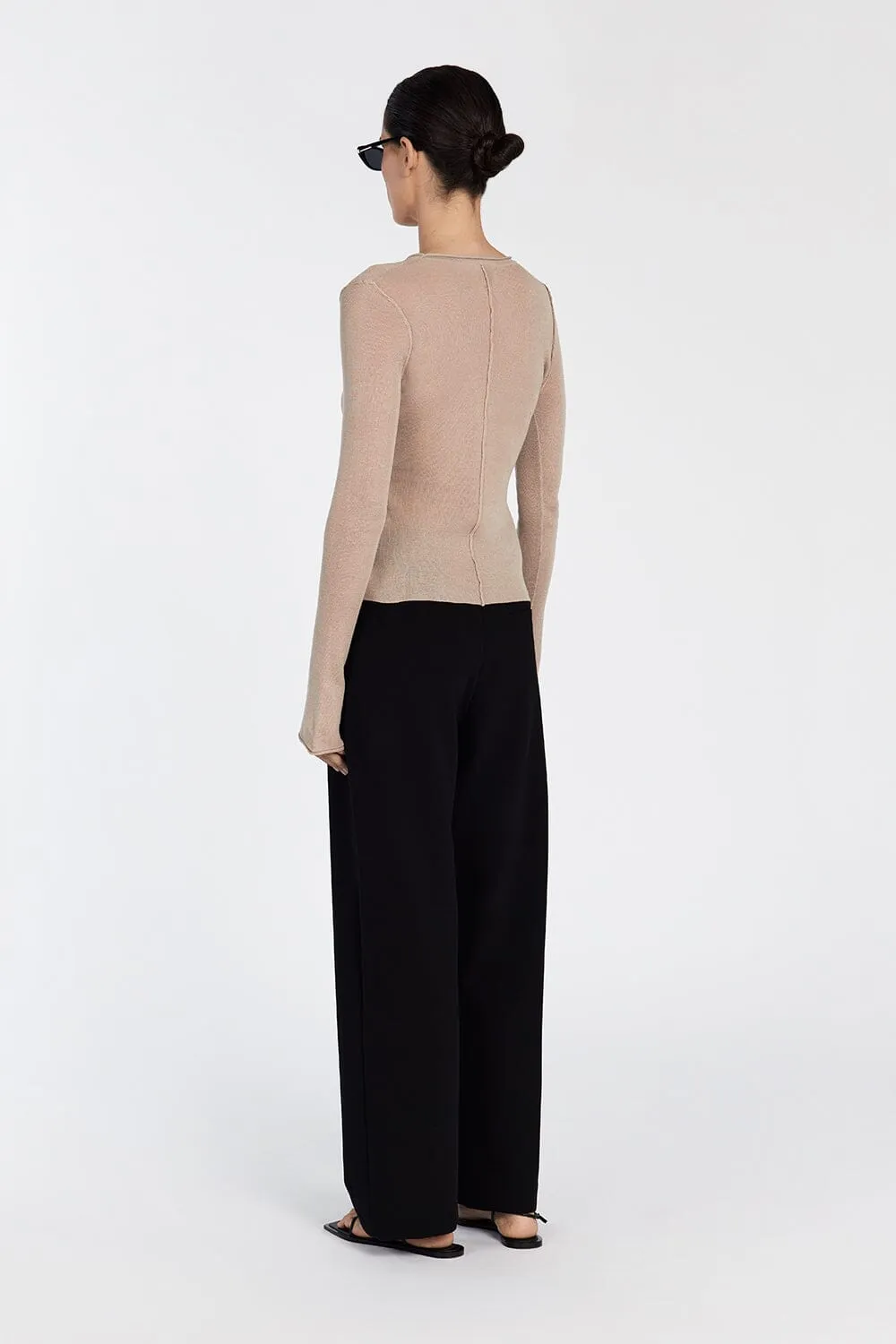 PARKER LATTE LONG SLEEVE TOP