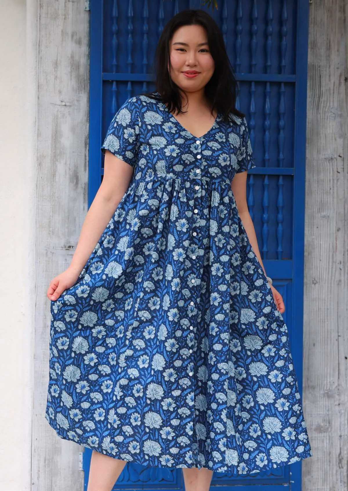 Promenade Dress Blue Meadow