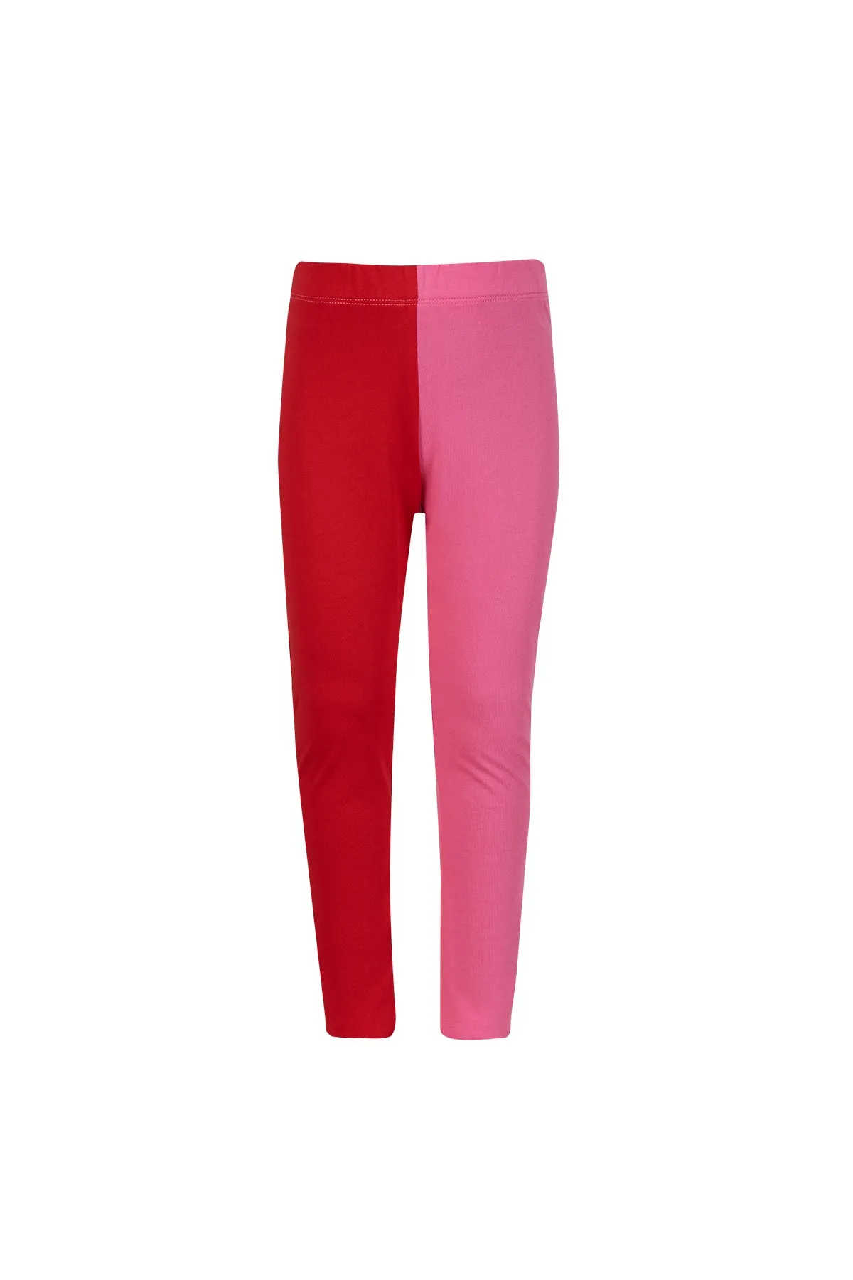 RED AND PINK LEGGINGS