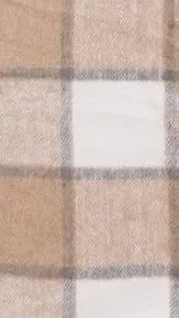 Saskia Jacket - Beige/Cream Check