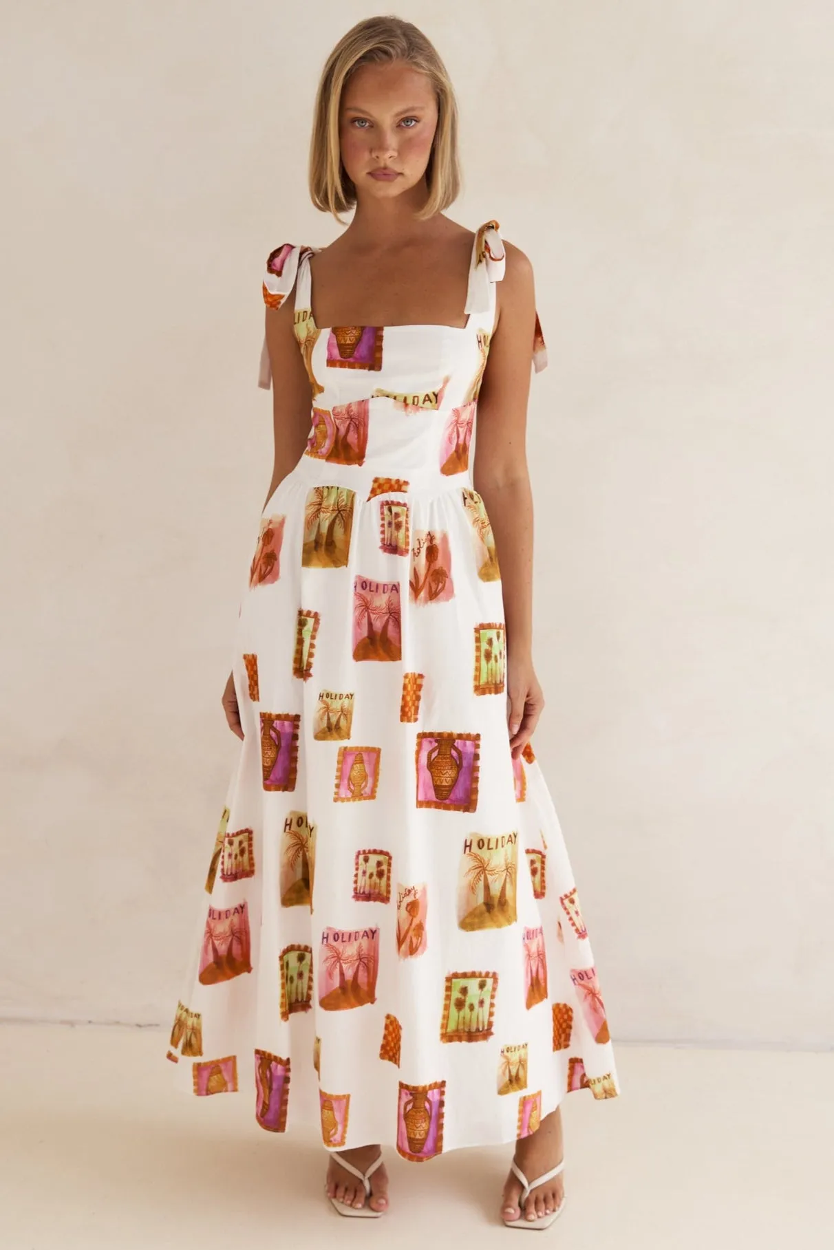 Valeria Maxi Dress (White)