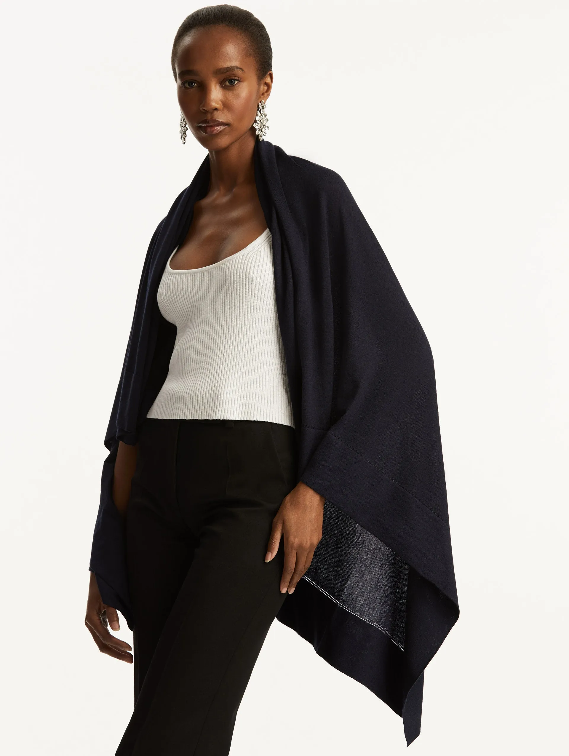 Wool-Blend Shawl