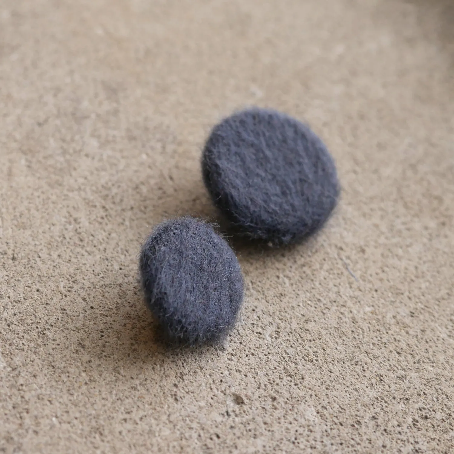Wool Covered Buttons 5/8 or 7/8