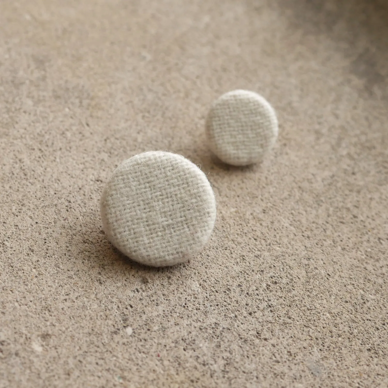 Wool Covered Buttons 5/8 or 7/8