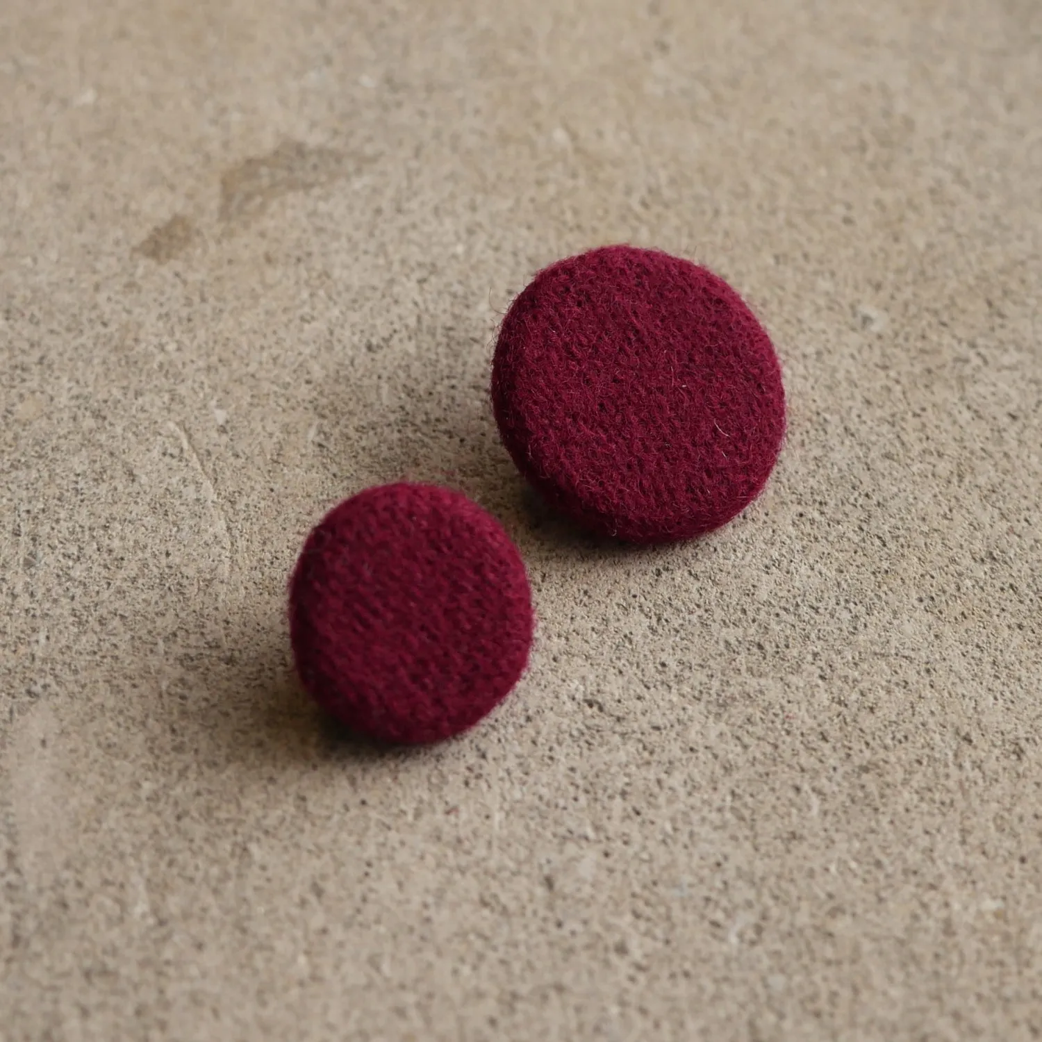 Wool Covered Buttons 5/8 or 7/8