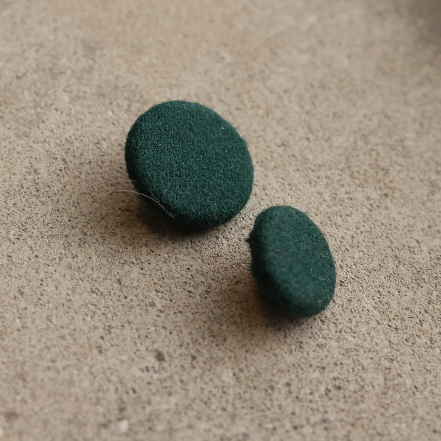 Wool Covered Buttons 5/8 or 7/8