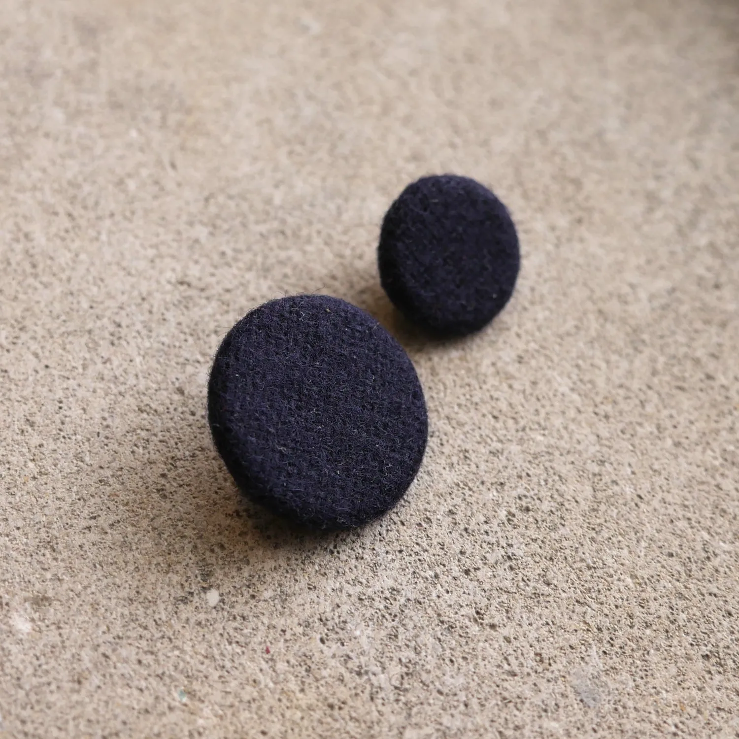 Wool Covered Buttons 5/8 or 7/8