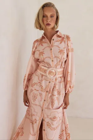 Xander Maxi Dress (Peach)