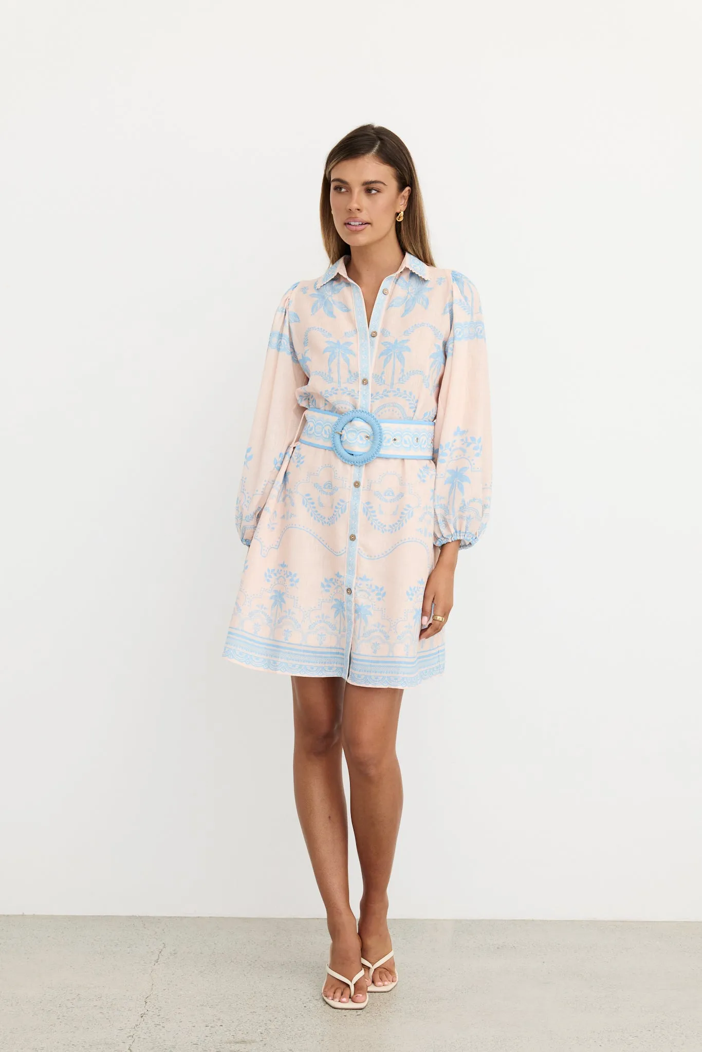 Xander Mini Dress (Blue)