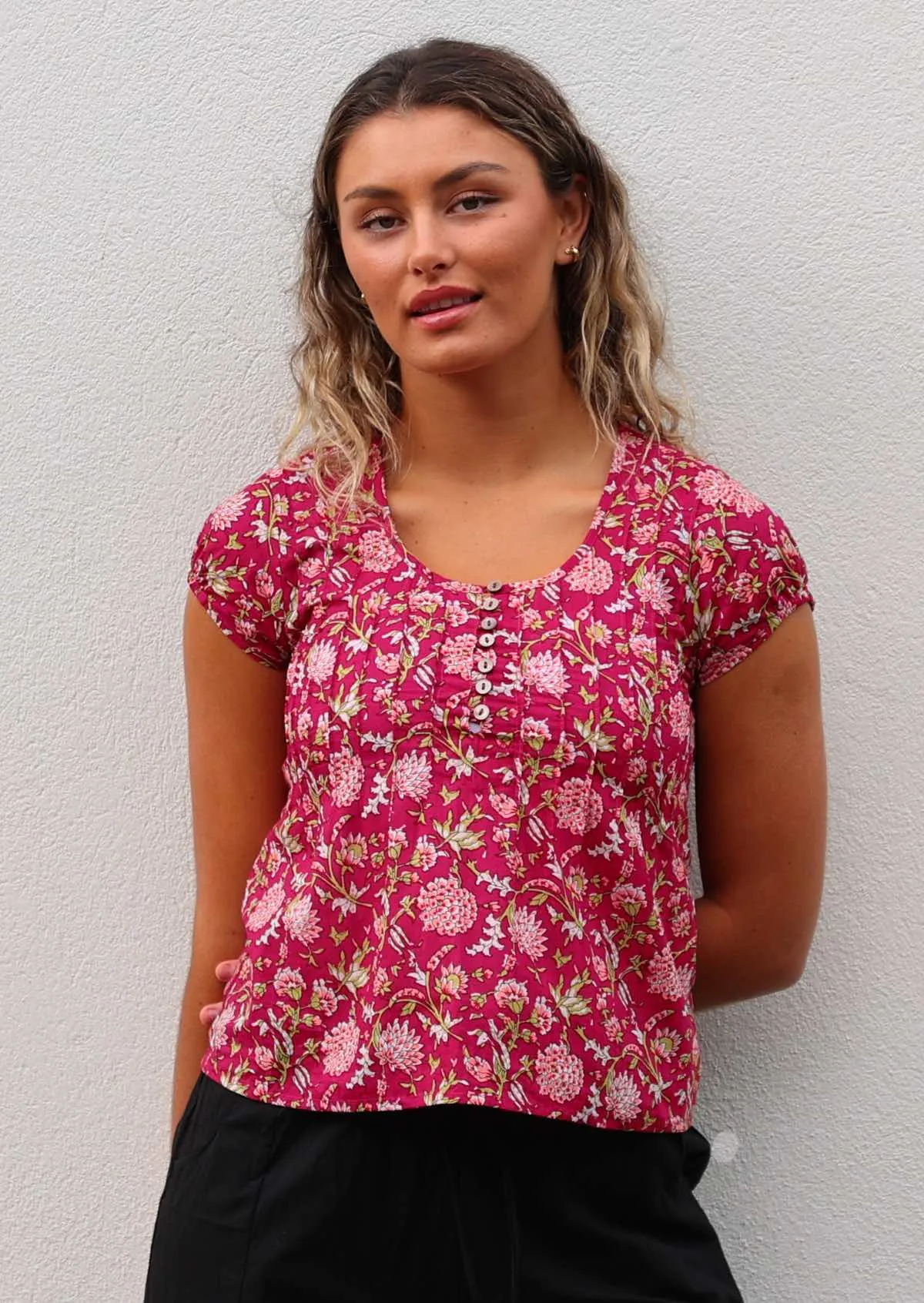 Yasmin Top Cranberry