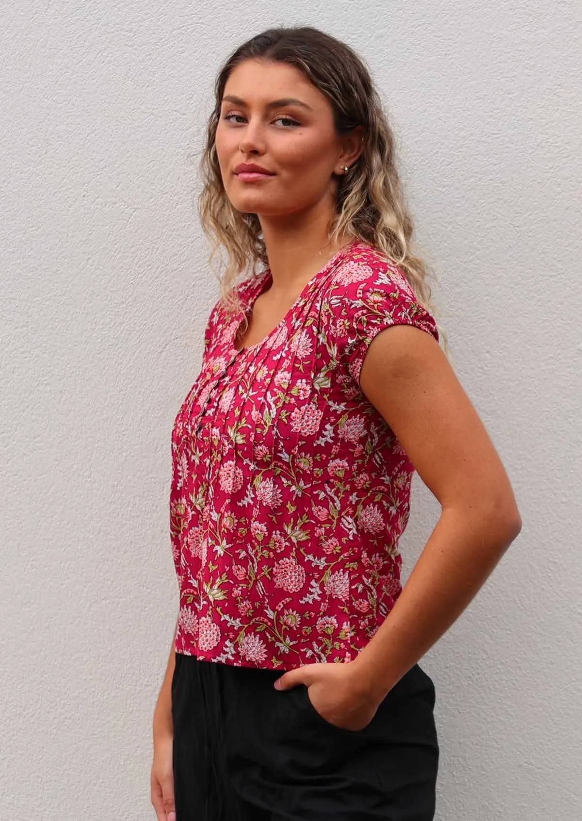 Yasmin Top Cranberry
